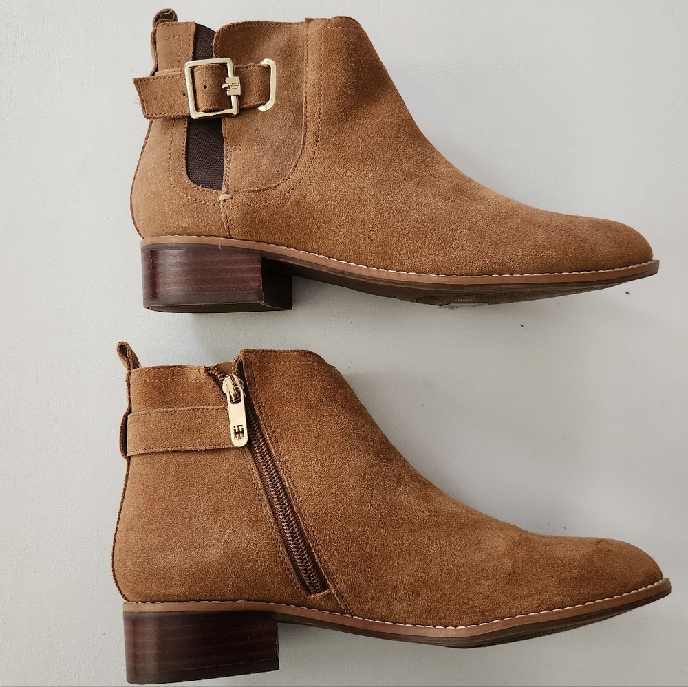 Tommy Hilfiger Terez Suede Ankle Boots